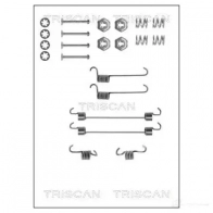 Ремкомплект тормозных накладок TRISCAN 1115758 5709147017678 8105382518 O93H LD4