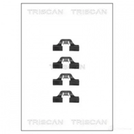 Ремкомплект колодок TRISCAN X9 2F7O1 Skoda Octavia (A5, 1Z5) 2 Универсал 2.0 RS 200 л.с. 2005 – 2013 8105101605 5709147549902