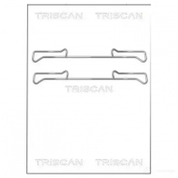 Ремкомплект колодок TRISCAN Citroen C4 1 (LA, PF2) Купе 1.4 16V 88 л.с. 2004 – 2011 7 DEQZFU 5709147550274 8105101642