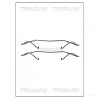Ремкомплект колодок TRISCAN 8105241598 Citroen Berlingo 2 (B9, PF2) Минивэн 1.6 HDi 75 16V 75 л.с. 2008 – наст. время 5709147735671 S YURERH