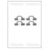 Ремкомплект колодок TRISCAN 8105281595 HK0S 23W Citroen Berlingo 2 (B9, PF2) Фургон 1.6 HDi 90 16V 90 л.с. 2008 – наст. время 5709147551592