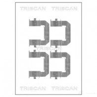 Ремкомплект колодок TRISCAN 8105241609 IKG UZ 5710476065872 Opel Insignia (A) 1 Хэтчбек 1.6 SIDI (68) 170 л.с. 2013 – 2017