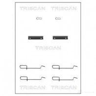 Ремкомплект колодок TRISCAN 8105101592 83VE1 62 Peugeot 206 1 (2D) Кабриолет 1.6 HDi 110 109 л.с. 2005 – наст. время 5709147322598