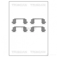 Ремкомплект колодок TRISCAN 8105141597 5709147550878 1115351 H Q6KBY