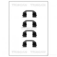 Ремкомплект колодок TRISCAN 8105101621 X MZ6I Honda Prelude 5 (BB6, 8, 9) Купе 2.0 16V (BB9) 133 л.с. 1996 – 2000 5709147550069