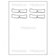 Ремкомплект колодок TRISCAN 8105181005 FJU FN4N Kia Sportage 5709147551097