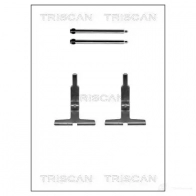 Ремкомплект колодок TRISCAN W0H 8YZ 8105231599 5709147551370 Mercedes C-Class (W203) 2 Седан 2.6 C 240 4 matic (2081) 170 л.с. 2002 – 2005