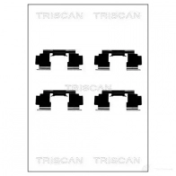 Ремкомплект колодок TRISCAN 8105101623 J2RP P Honda Civic 6 (MB, MC) Универсал 1.4 16V (MB8) 75 л.с. 1998 – 2001 5709147550083