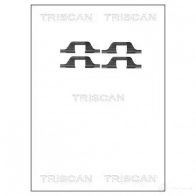 Ремкомплект колодок TRISCAN 8105101591 5709147322086 Seat Cordoba (6K1, 6K2) 1 Седан 2.0 i 16V 150 л.с. 1996 – 1999 G4Z7J GI