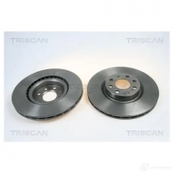 Тормозной диск TRISCAN Fiat Punto Evo (199) 3 Хэтчбек 1.6 D Multijet 120 л.с. 2009 – 2012 W BJB7KK 812015121 5709147602621