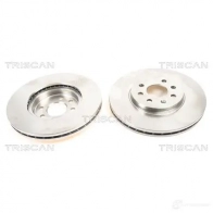 Тормозной диск TRISCAN Opel Astra (H) 3 Хэтчбек 1.6 (L48) 105 л.с. 2004 – 2010 812024147 W KWWZK8 5709147608593