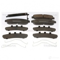 Тормозные колодки, комплект TRISCAN P WEJP 811040070 1437857919