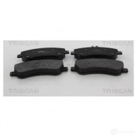 Тормозные колодки, комплект TRISCAN 1116667 YN ZD4CP 811023066 5710476026149