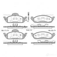 Тормозные колодки, комплект