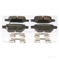 Тормозные колодки, комплект TRISCAN 811024056 1438503001 1R 7DX