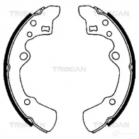 Барабанные тормозные колодки, комплект TRISCAN 1115040 5709147014417 810050496 JG5 IC