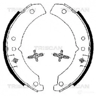 Барабанные тормозные колодки, комплект TRISCAN 810010020 1114607 5709147531099 QQ 5C8 - Изображение 2