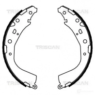 Барабанные тормозные колодки, комплект TRISCAN 1114709 5710476083012 810013053 CT3L WS