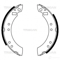 Барабанные тормозные колодки, комплект TRISCAN 1114637 810010280 5709147012604 I1MJ A45