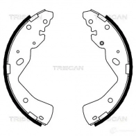 Барабанные тормозные колодки, комплект TRISCAN 810010018 M T0UQ 1114605 5709147531112
