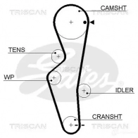 Ремень ГРМ TRISCAN Nissan Sunny 86455430xs YO JTGV