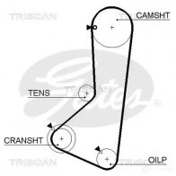 Ремень ГРМ TRISCAN Mitsubishi L200 3 (K7T, K6T) Пикап 86455372xs SITYK ID
