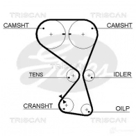 Ремень ГРМ TRISCAN TS0P2 SZ 86455534xs Mitsubishi Galant 8 (EA2W) Универсал 2.4 GDI (EA3W) 144 л.с. 2000 – 2003