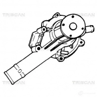 Водяной насос, помпа TRISCAN 1148409 M 9AM2F 5709147073582 860050820 - Изображение 2