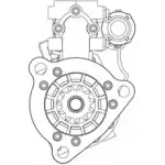 Стартер PRESTOLITE ELECTRIC LFWO4Z0 1228125037 11 OXVK M128R3601SE