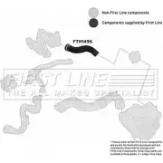 Патрубок воздушный FIRST LINE C8Q2 F1L SCJHJ FTH1496 1228628733