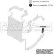 Патрубок воздушный FIRST LINE V5 LP3 FTH1530 1228628853 9AG2WF