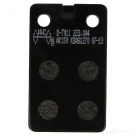 Тормозные колодки, комплект NHC MJ6 LF 1437636127 o7011ak150