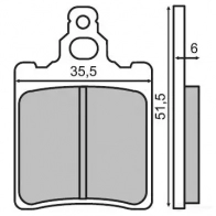 Тормозные колодки, комплект NHC F386 GWR o7012cu1 1437636725 - Изображение 3