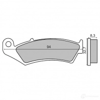 Тормозные колодки, комплект NHC C6I H6ZH h1053ak150 1437637096