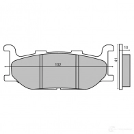 Тормозные колодки, комплект NHC y2040ak150 VN4SA K 1437638612