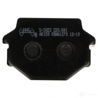 Тормозные колодки, комплект NHC 71SIX T0 1437636946 s3023ak150