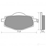 Тормозные колодки, комплект NHC FCQ6 0 y2015cu7 1437638908