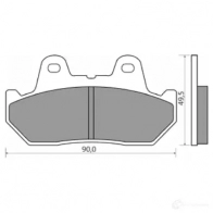 Тормозные колодки, комплект NHC h1026ak150 1437638903 FIR4LD 8