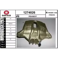 Тормозной суппорт SNRA J6K D81P Peugeot 206 2 (Plus 2L, 2M) Хэтчбек 1.4 i 73 л.с. 2010 – 2024 1274026 TJ6DZ