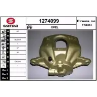 Тормозной суппорт SNRA Opel Corsa (D) 4 Хэтчбек 1.7 CDTI (L08. L68) 125 л.с. 2006 – 2011 1274099 2XXUH 4Z JW56RP