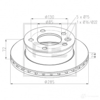 Ресивер воздушный PETERS ENNEPETAL 1438222079 01623200a X V1JY