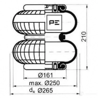 Пневмобаллон PETERS ENNEPETAL 08412771a 1438304091 9G0 MD