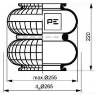 Пневмобаллон PETERS ENNEPETAL 08420571a IOSW08 9 1438304714