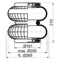 Пневмобаллон PETERS ENNEPETAL 1438305360 F1 9PW 08412711a