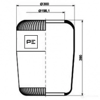 Пневмобаллон PETERS ENNEPETAL 08402970a 1438305666 24RFE 9