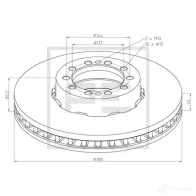Тормозной диск PETERS ENNEPETAL N Y2AHJ 25610100a 1438345157
