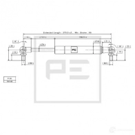 Подушка двигателя, опора PETERS ENNEPETAL 1438732135 03022000a V 7FY37G