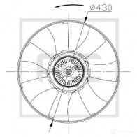 Крыльчатка охлаждения двигателя PETERS ENNEPETAL 1438758557 01033700a DX 12XS - Изображение 2