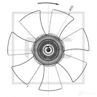 Крыльчатка охлаждения двигателя PETERS ENNEPETAL SYH7 EW 1438758569 25015700a