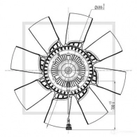 Крыльчатка охлаждения двигателя PETERS ENNEPETAL 25015900a 99AAI M4 1438758594